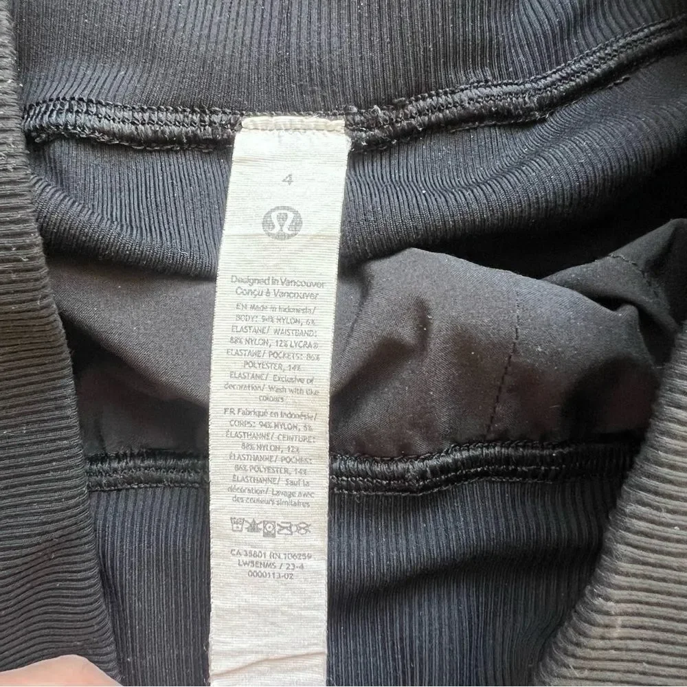 Lululemon Dance Studio Mid-Rise Jogger Black Size 4